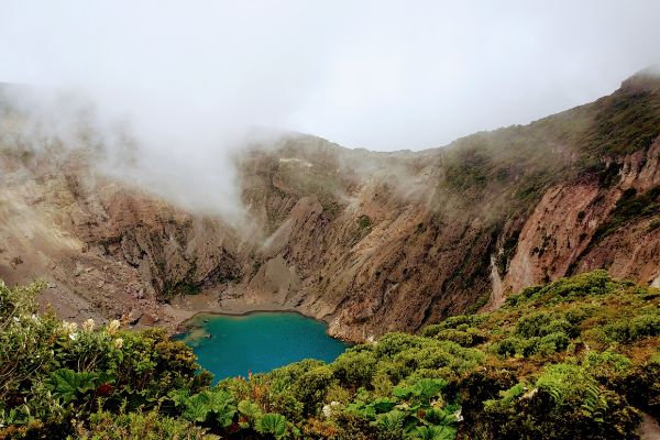 Lake in Irazu National Park, Cartago Province, Costa Rica