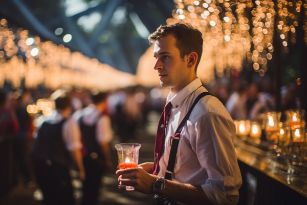 Event attendee manages a successful and well-organized event.
