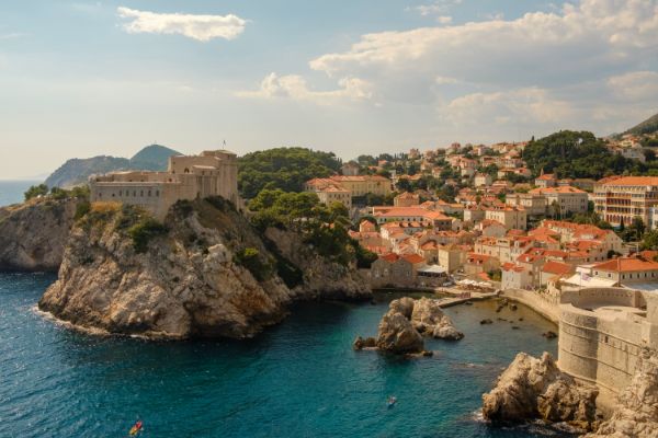 seaside view in Croatia