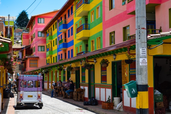 street in colombia